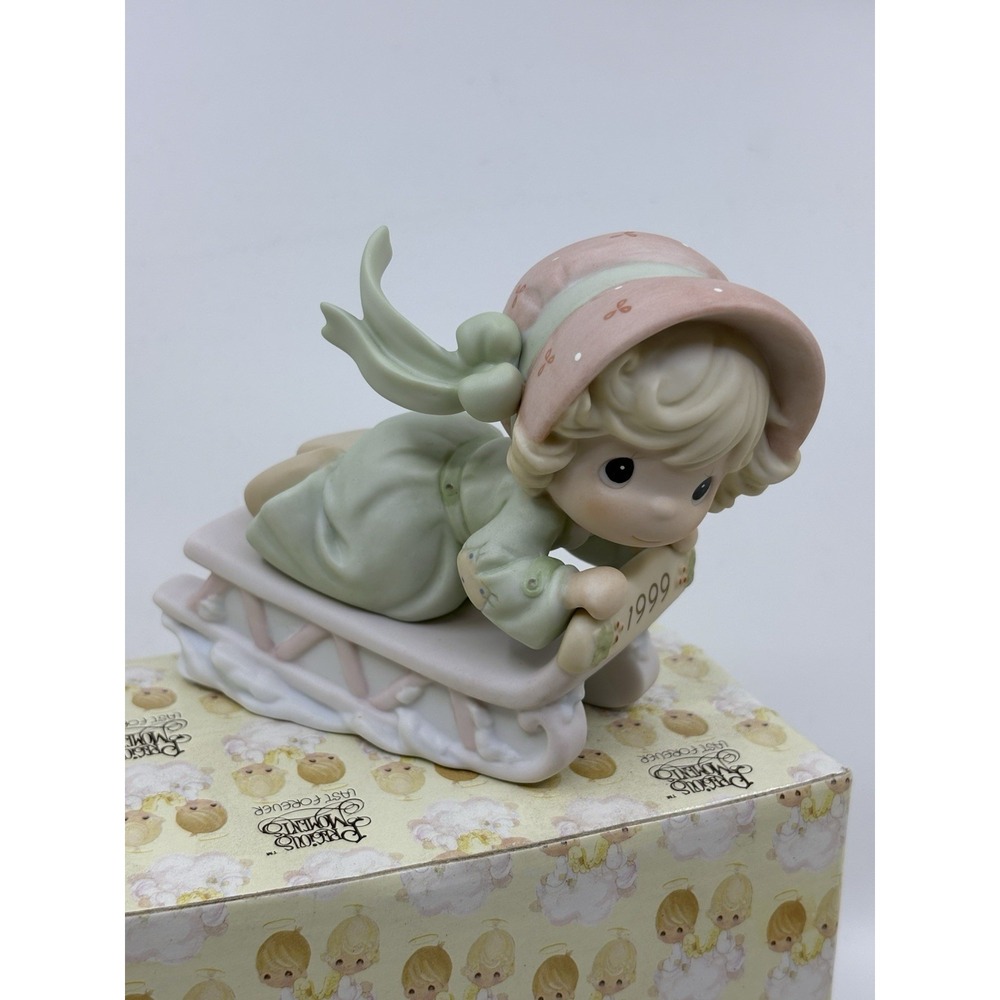 Precious Moments Slide into The Next Millennium With Joy Year 1999 Box